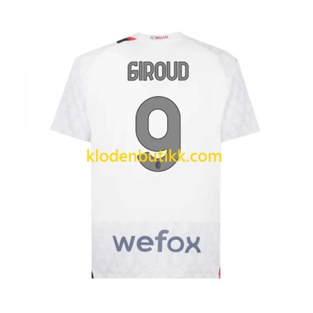 AC Milan Olivier Giroud 9 Borte Fotballdrakt 2023/24 Kortermet